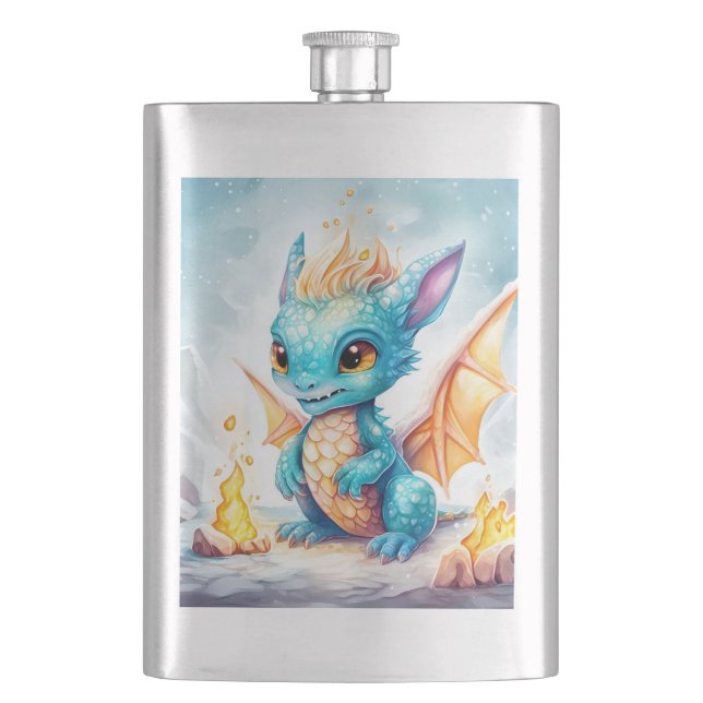 Crystalized Cute Baby blue Dragon Fickplunta (Framsidan)