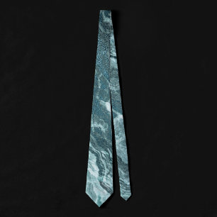 Crystalized Teal Agate Mörk Aqua MarLED Stone Slips