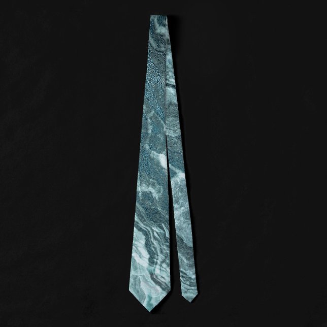 Crystalized Teal Agate | Mörk Aqua MarLED Stone Slips (Skapare uppladdad)