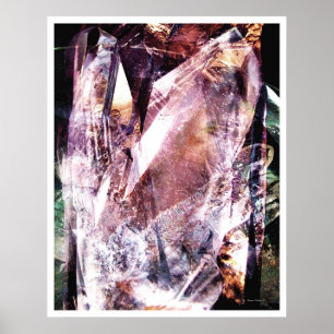 Crystalline abstrakt 4 poster