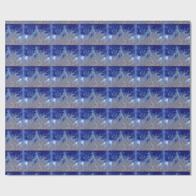 Crystalline grenar som slår in (Matte) papper, Presentpapper (Platt)