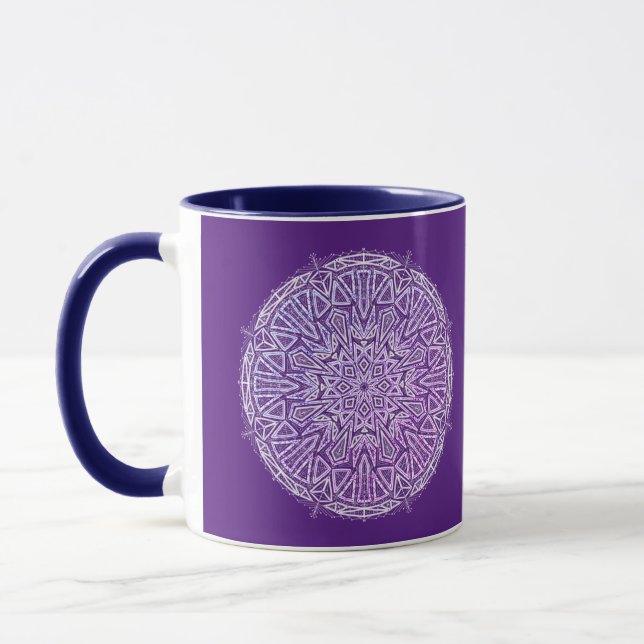 Crystalline Mandala Coffee Mugg (Vänster)