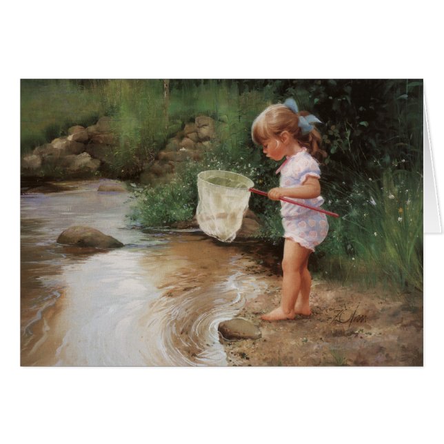 Crystal's Bäck Hälsningskort (Framsidan Horizontal)