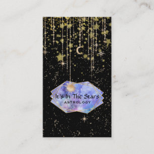 *~* Crystals Cosmos Astrology Stars Måne Luna Visitkort