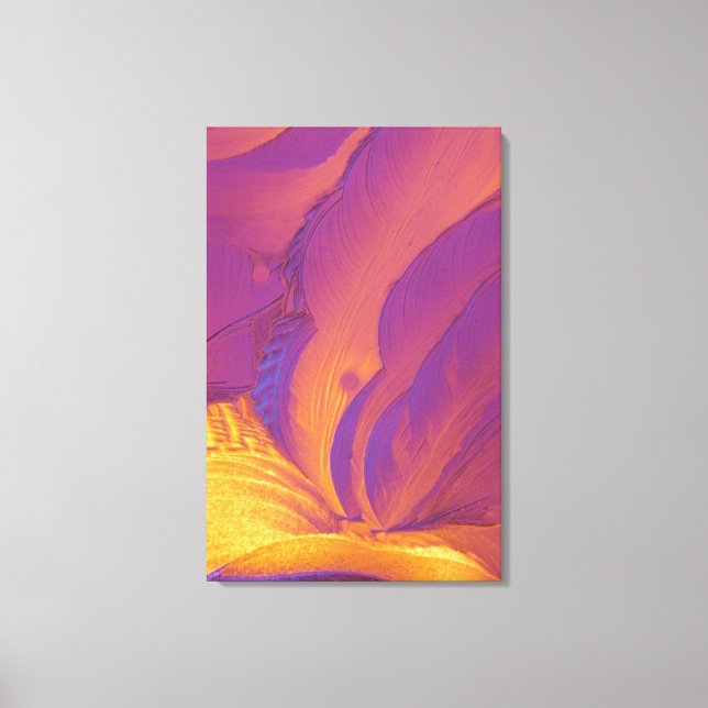 Crystals för vinsyra canvastryck (Framsida)