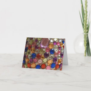Crystals Notecard Tack Kort