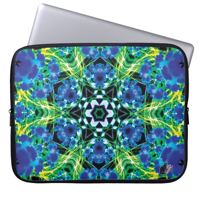 Crystalsea Kaleidoscope Laptop Fodral (Framsidan)