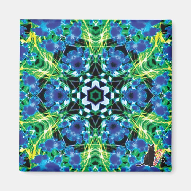Crystalsea Kaleidoscope Magnet (Framsidan)