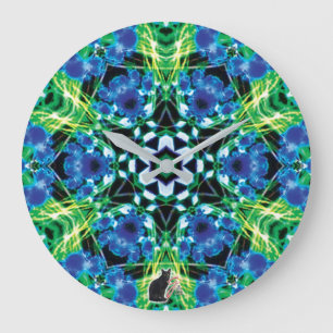 Crystalsea Kaleidoscope Stor Klocka