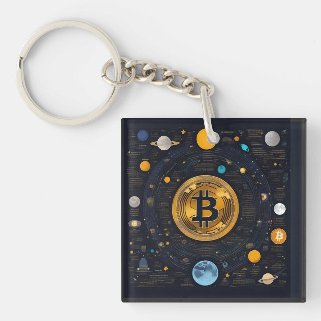 Crytpo - Bitcoin shirt - Måne time AI (Framsidan)