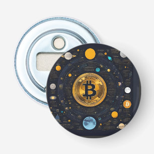 Crytpo - Bitcoin shirt - Måne time AI Flasköppnare