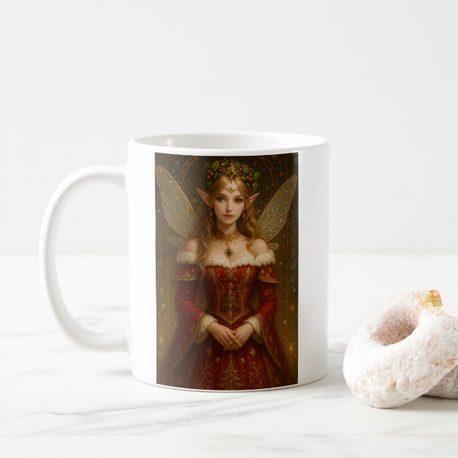 CS003_Charming Fairy - Christmas Edition #3 Kaffemugg (Med munk)