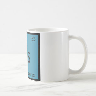 Cs - Champosaurus Dinosaur Element Symbol Kaffemugg