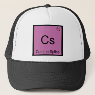 Cs - Comma Splice Chemistry Inslag Symbol Funny T Keps