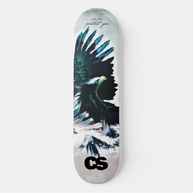 CS Eagle -däck Skateboard Bräda 20,5 Cm (Framsida)