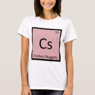 Cs - fegt symbol för klumpaptitretarekemi tee shirt