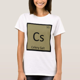 Cs - Kellersalt kemi Periodiska systemets symbol Tröja