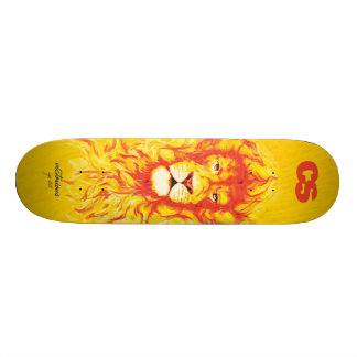 CS Lejon Deck Old School Skateboard Bräda 18 Cm