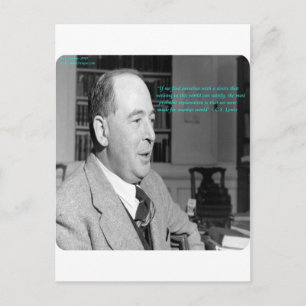 CS Lewis & "Andra världar" Citat Vykort
