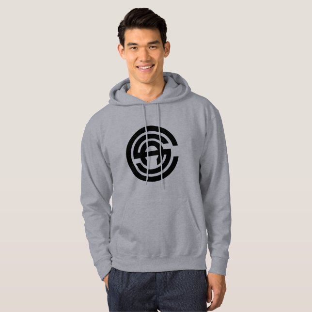 CSA-Hoodiegrått 2 Hoodie (Hel framsida)