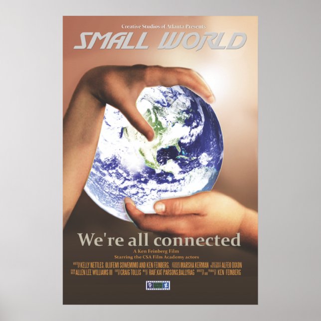 CSA Small World 27X40-filmPoster Poster (Framsidan)