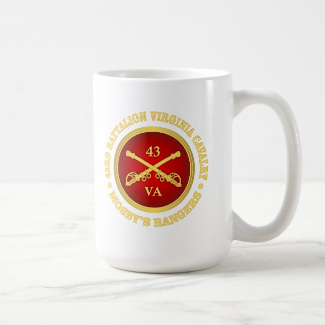 CSC-43rd Battalion Virginia Cavalry (Mosby) Kaffemugg (Höger)