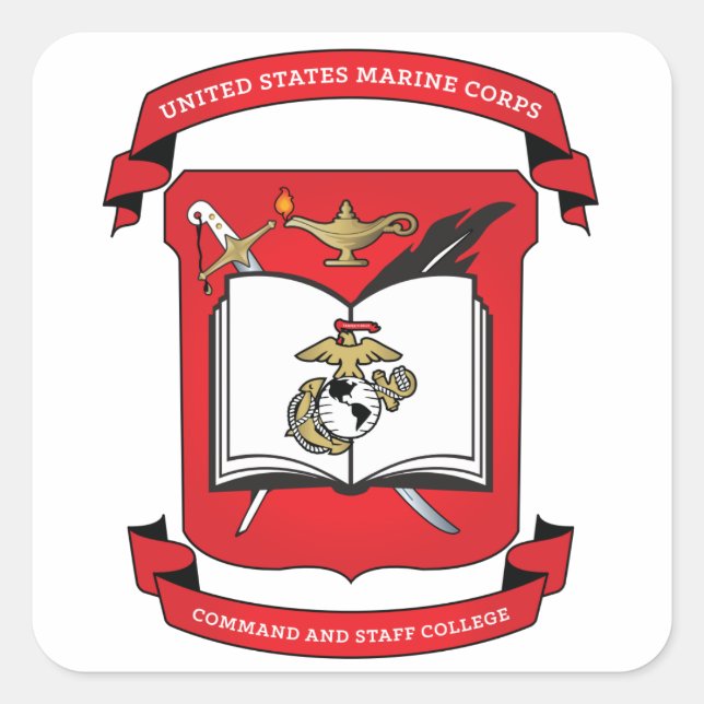 CSC-etikett Ver 2 Fyrkantigt Klistermärke (Framsida)