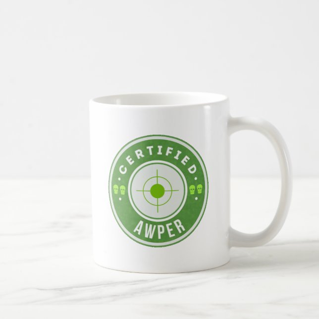 CSGO Certified Sniper Mug Kaffemugg (Höger)