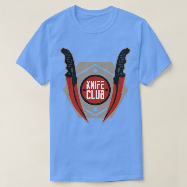 CSGO Knivar Klubb Flip Knivar T Shirt (Design framsida)