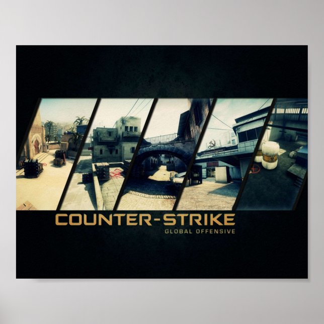 CSGO MAPS HQ POSTER (Framsidan)