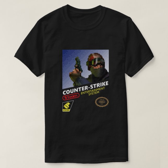 CSGO Retro  T Shirt (Design framsida)