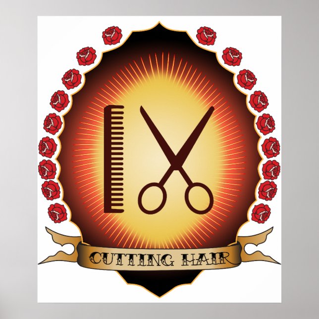 Cshing Hair Mandorla Poster (Framsidan)