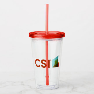 CSI-akrylVattenflaska Take Away Mugg