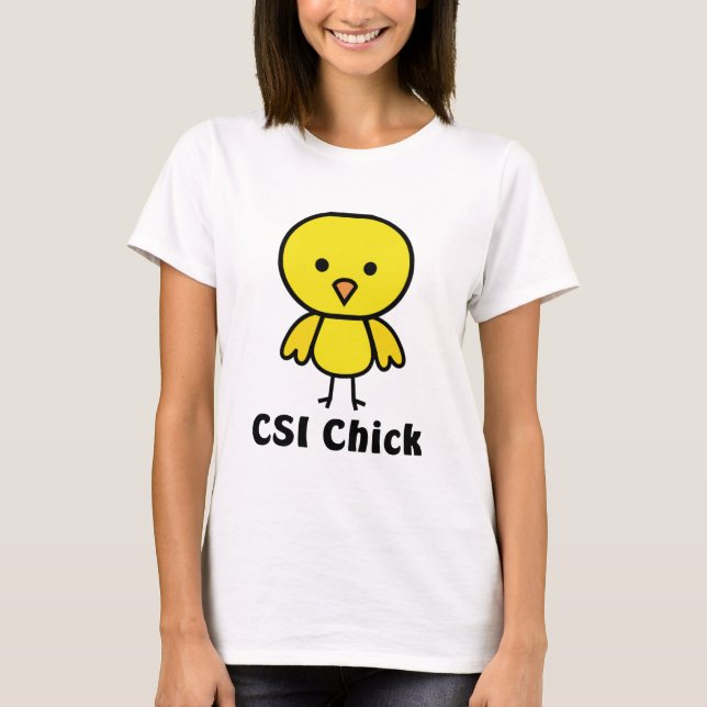 CSI-chick T-shirt (Framsida)