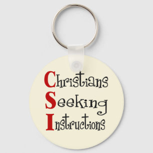 CSI Christian Acronymn Nyckelring