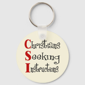 CSI Christian Acronymn Nyckelring