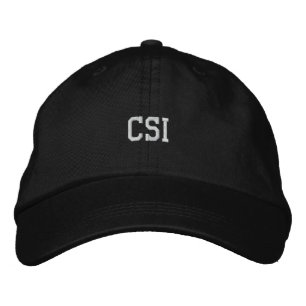 CSI Embroized Hat Broderad Keps