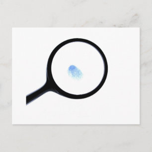CSI-fingeravtryck Vykort