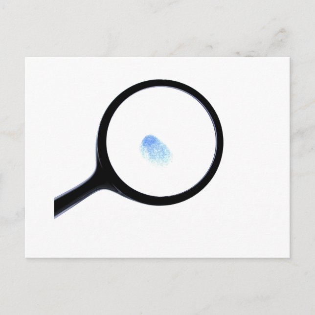 CSI-fingeravtryck Vykort (Framsida)