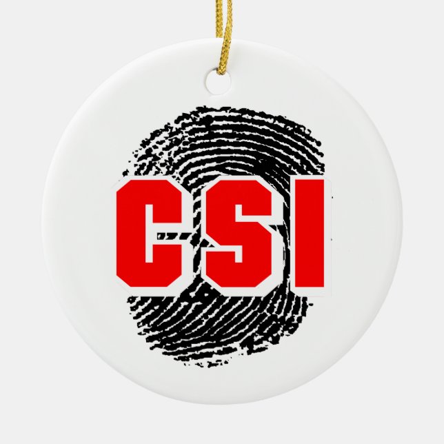 CSI JULGRANSPRYDNAD KERAMIK (Framsidan)