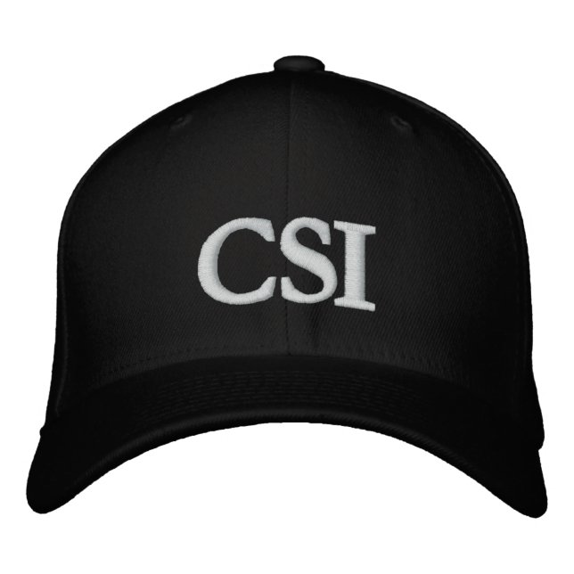 CSI Las Vegas TV Show Baseball Cap Broderad Keps (Framsida)