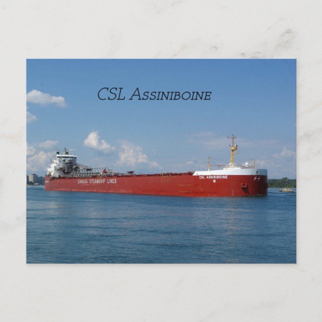 CSL Assiniboine-vykort Vykort (Framsida)