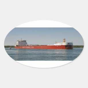 CSL St Laurent-klistermärke Ovalt Klistermärke