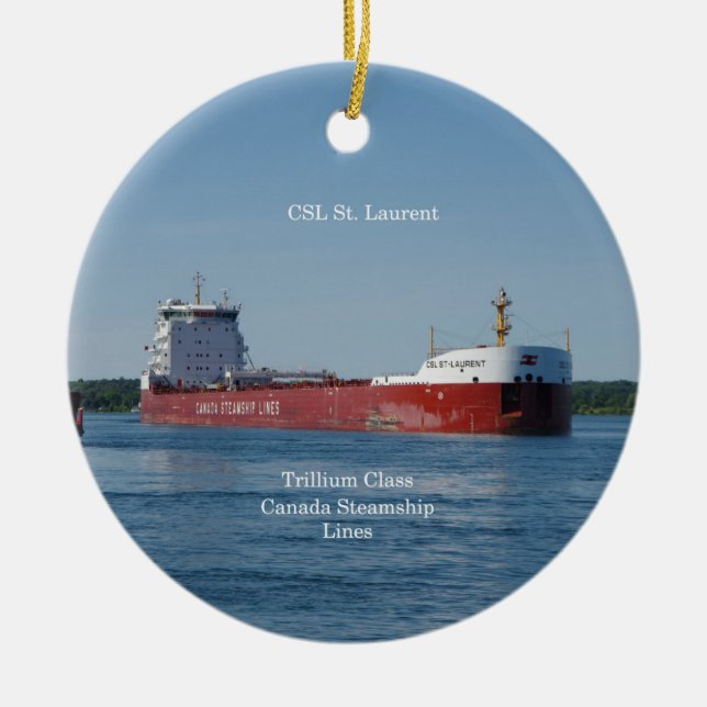 CSL St. Laurent-ornament Julgransprydnad Keramik (Framsidan)