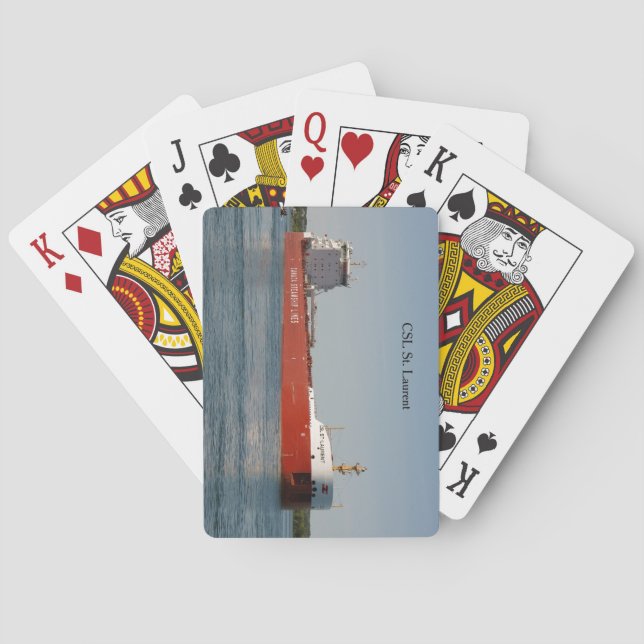 CSL St Laurent-spelkort Casinokort (Baksidan)