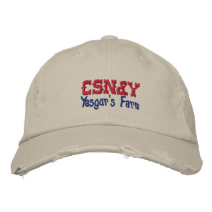 CSN&Y Yasgur's Farm Broderad Keps
