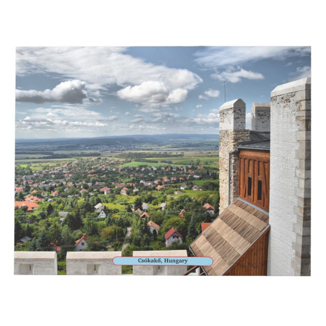 Csókakő, Ungern Anteckningsblock (Framsida)