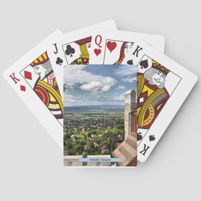 Csókakő, Ungern Spelkort (Baksidan)