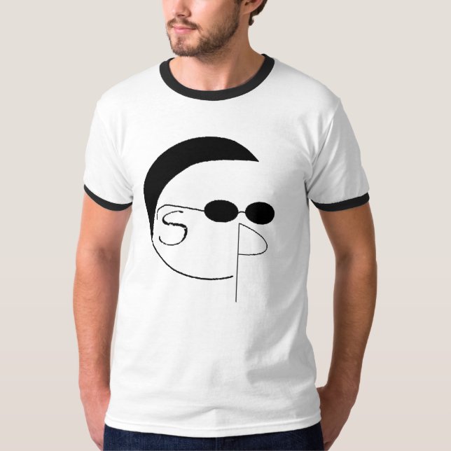 CSP - ÄR DU ATT LUTA SIG NER? Ringert-skjorta Tee (Framsida)