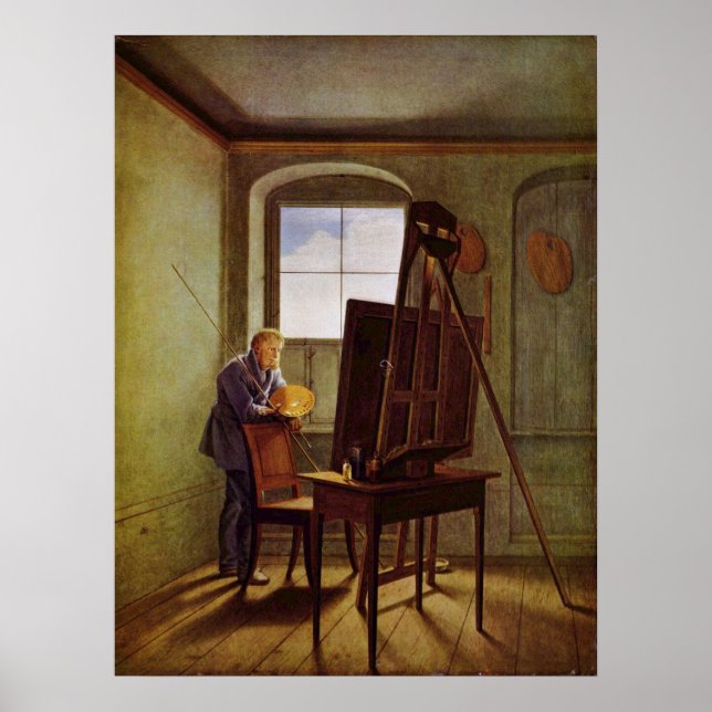Cspar David Friedrich i studio Poster (Framsidan)